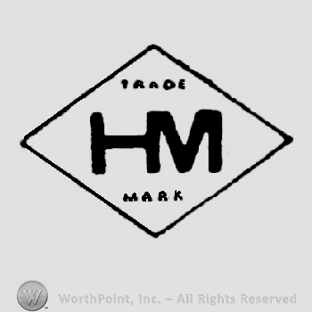 Uppercase HM with Trade Mark written above and below, all inside a diamond