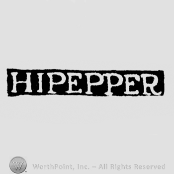 The name H. J. Pepper written with uppercase letters