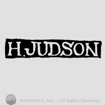 The name H. Judson written with uppercase letters