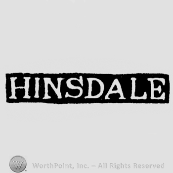 The name Hinsdale written with uppercase letters