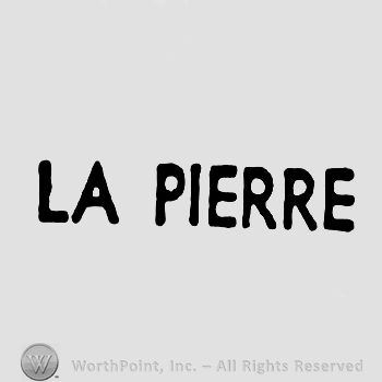 La Pierre written with uppercase letters