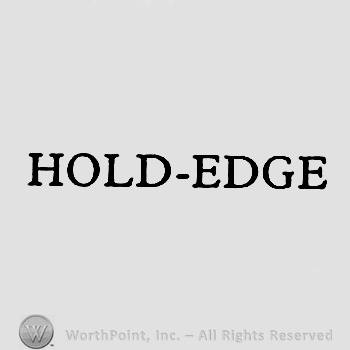 Hold-Edge written with uppercase letters