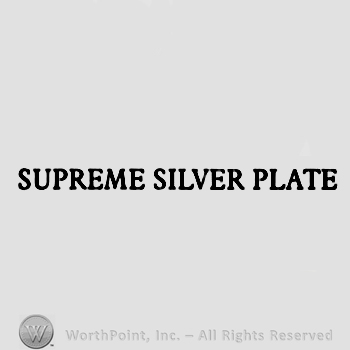 Supreme Silver Plate written with uppercase letters. 