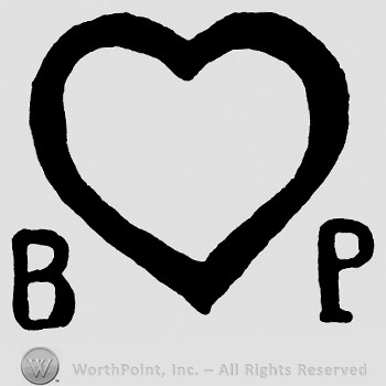 A heart and letters B P.