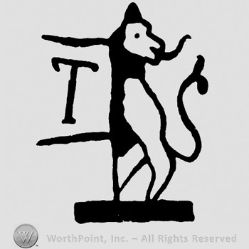 An animal with letter T in the left side.
