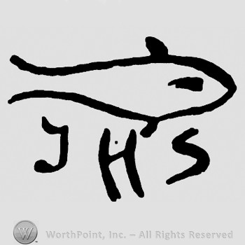 A fish with JHS written below.
