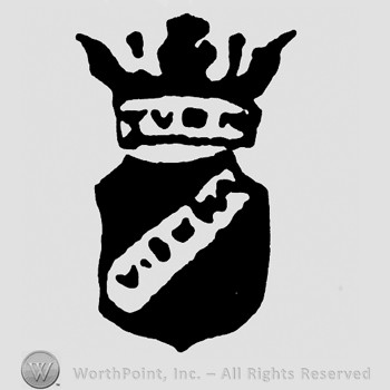 A shield with a crown.