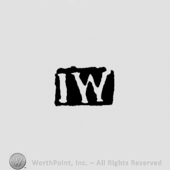 The letters IW written in uppercase