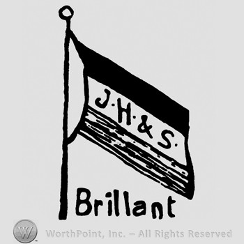 Brillant written and a flag with J H & S inside.