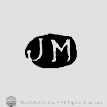 The letters JM written in uppercase