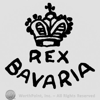 REX in the middle;crown with cross on top and word BAVARIA below.