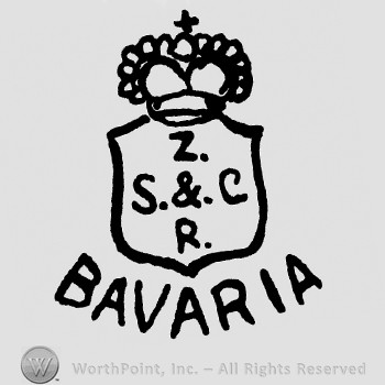 A crown with cross on top;Z S&C R inside a shield shape;word BAVARIA below.