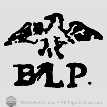 Eagle with BLP written below.