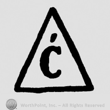 Letter C inside a triangle.