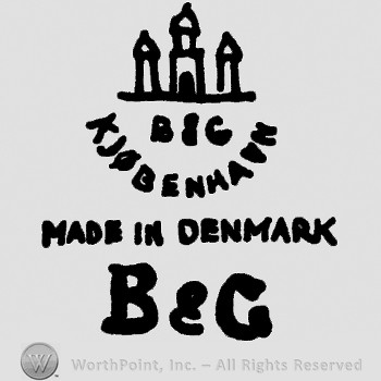 A castle on top;B&G Made In Denmark B&G written below.