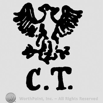 An eagle with letters C T below.