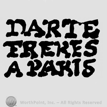 DARTE FRERES A PARIS written.