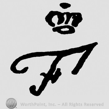 Letter F with a crown on top.