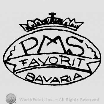 Cronw on top of an oval with PMS FAVORIT BAVARIA written inside.