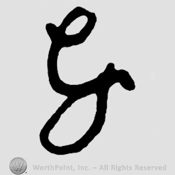 Letter G handwritten.