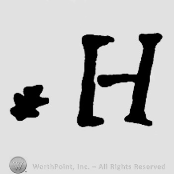 Letter H and a dot