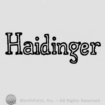 Word Haidinger.