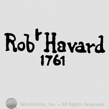 Rob Havard 1761 written.