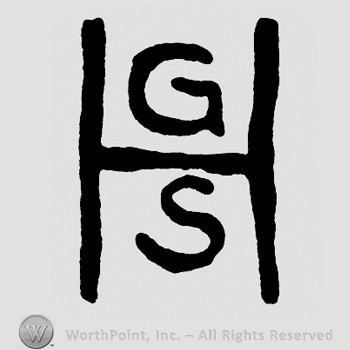 Monogram made from letters GSH.