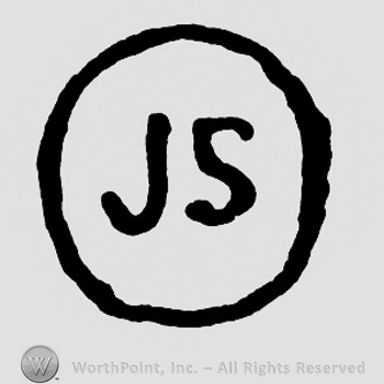 Circle with letters JS inside.