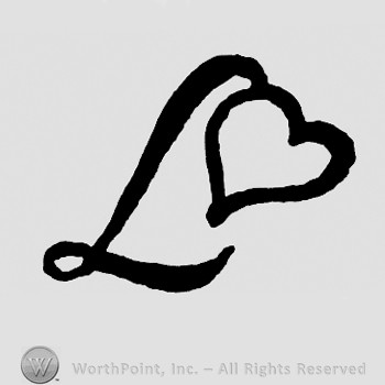 Letter L and a heart.