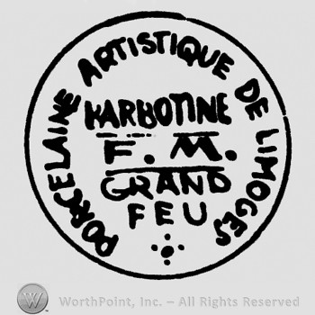 A circle;MARBOTINE FM GRAND FEU written in the middle;