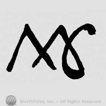 Monogram of letters MB.