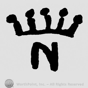 Letter N with a crown on top.