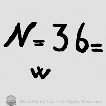 N=36=W written.