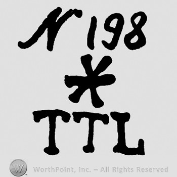 N198 on top;asterisk in the middle;TTL written below.