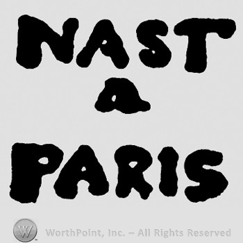 Nast A Paris written.