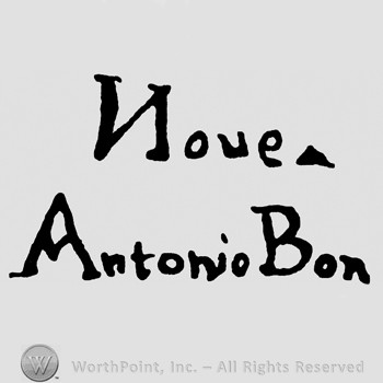 Nove Antonio Bon written.