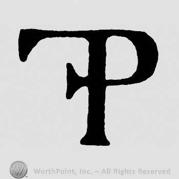 Monogram of letters PF.