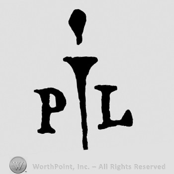 Letters PL with a vertical line in the middle.