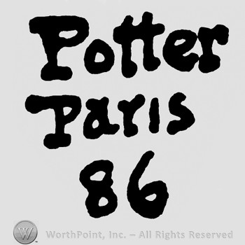 Potter Paris 86 written.