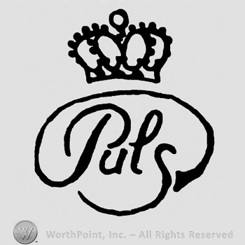 Word Puls and a crown on top.
