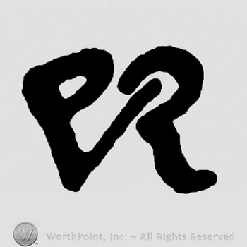 Monogram of letters PR.