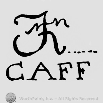 Monogram of letters FN and word CAFF below.