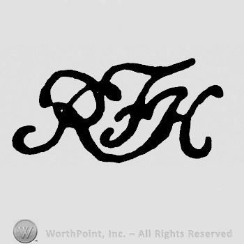 Monogram of letters RFH.