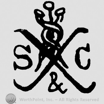 Monogram of letters SXC.
