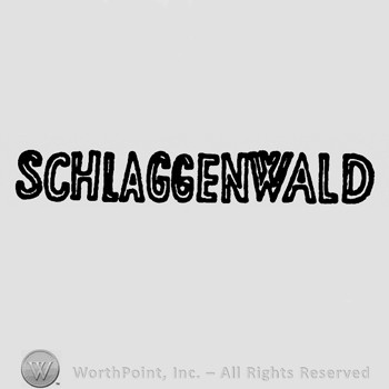 Word SCHLAGGENWALD .