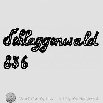 SCHLAGGENWALD 1836 written.
