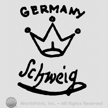 Crown in the middle;Germany on top;Schweig below.