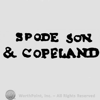 Spode Son & Copeland written.