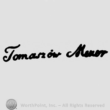 Tomaszow Mezer written.